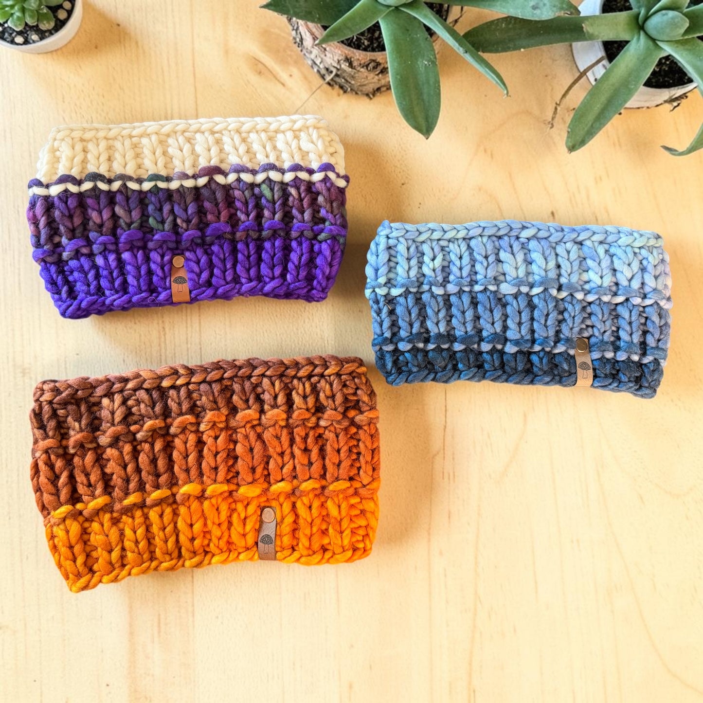 Trinity Headband, Purple Multi / White
