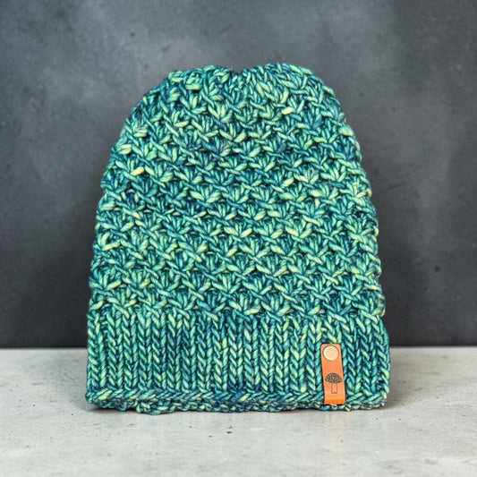 Seasons Knit Beanie, Lightweight, Sparkling Gem Green