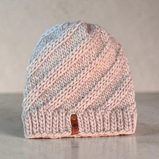 Estuary Knit Beanie, Light Super Bulky, Fog