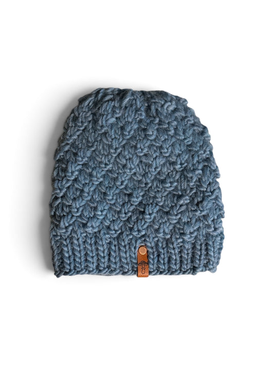 Arbor Knit Beanie, Super Bulky, Denim