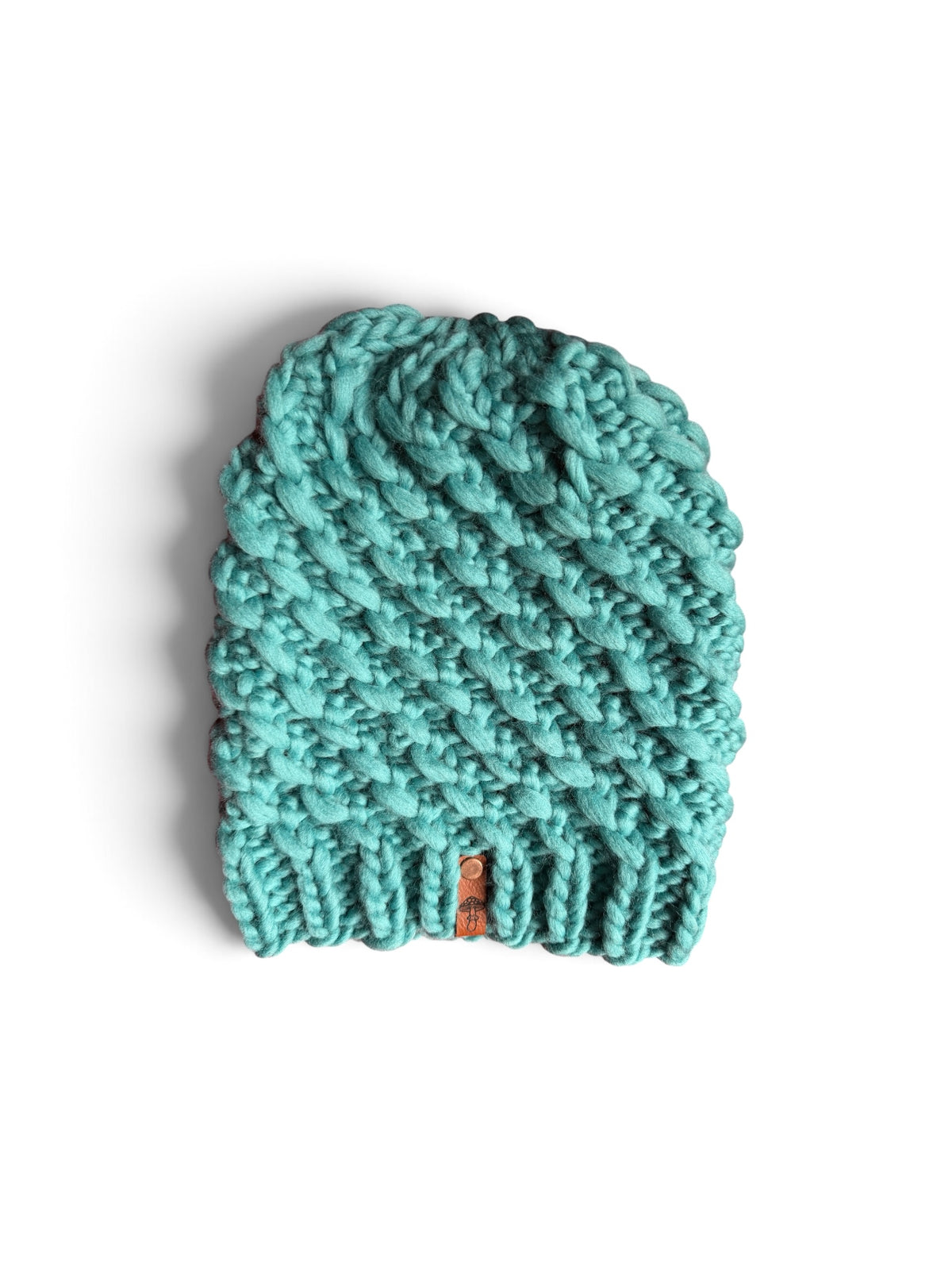 Meta Knit Beanie, Super Bulky, Caribbean Sea